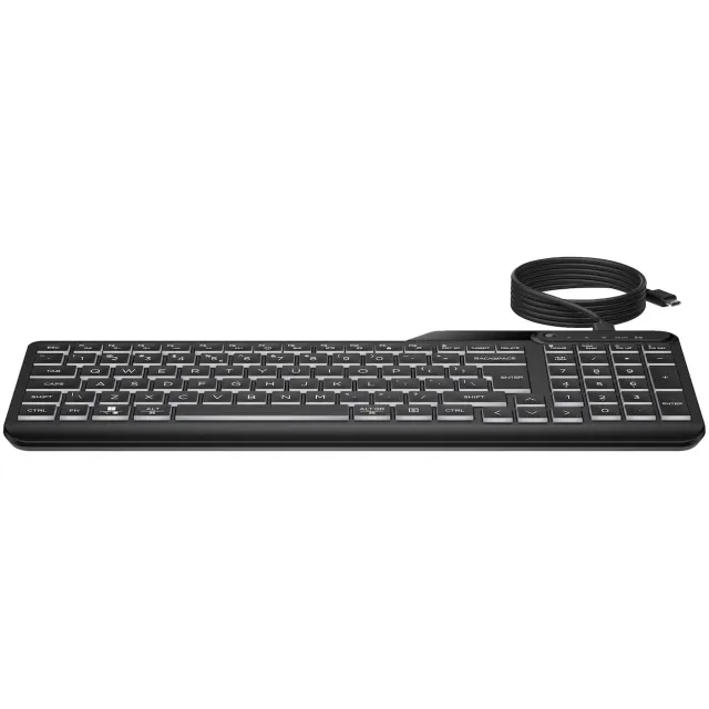 Hp 400 BL WD KBD EURO Toetsenbord Zwart