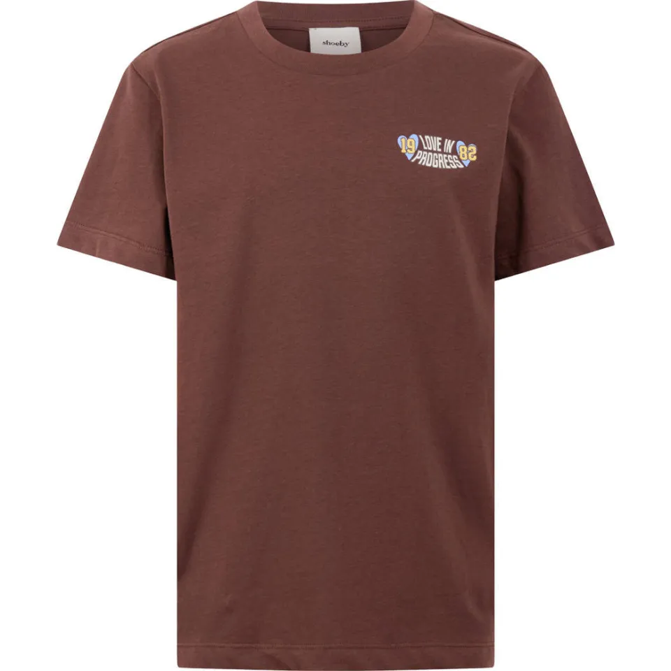 Shoeby t-shirt bruin, foto 2