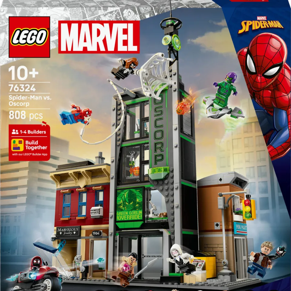 Lego Marvel Spider-Man Spider-Man vs. Oscorp 76324, foto 4