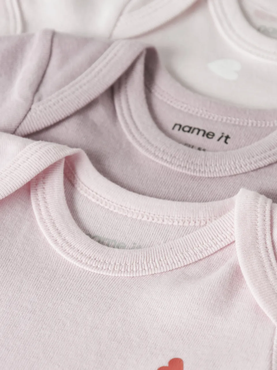 NAME IT BABY romper - roze/wit (set van 3), foto 6