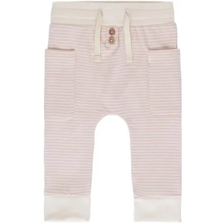 Baby's Only Stripe babybroekje lichtroze Lichtroze/off white