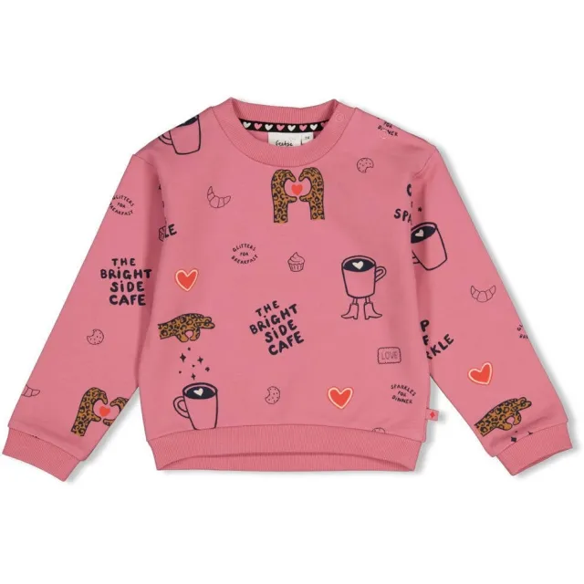Feetje sweater City Chic - roze