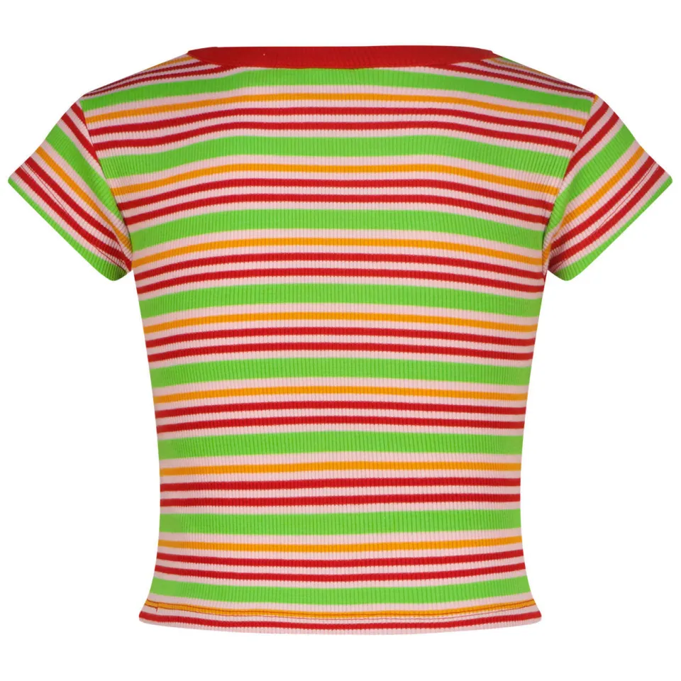 Vingino gestreept T-shirt rood, foto 4