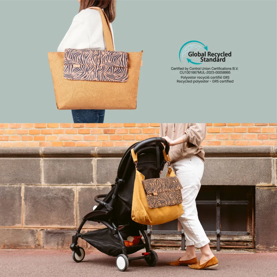 Babymoov Tote Bag luiertas bruin zebra, foto 4