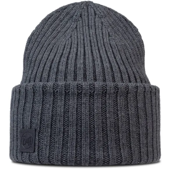 Buff Knitted Beanie Erviny - Muts maat One Size, blauw/grijs