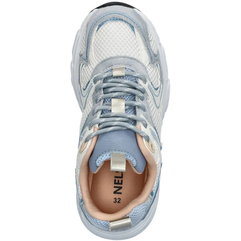 Nelson Kids sneakers wit/blauw, foto 5