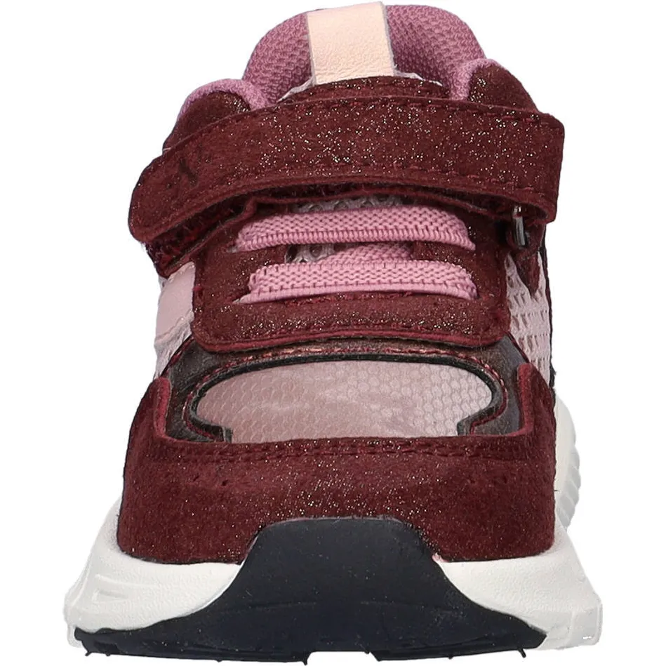 Nelson Kids imitatieleren sneakers - bordeaux, foto 4