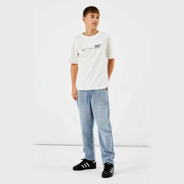 LMTD regular fit jeans light blue denim