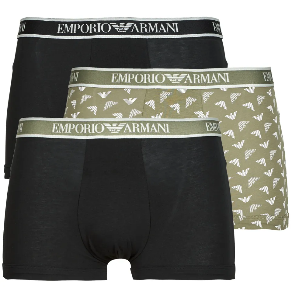 Emporio Armani heren boxershorts set x3 Eagle Essential Multicolour