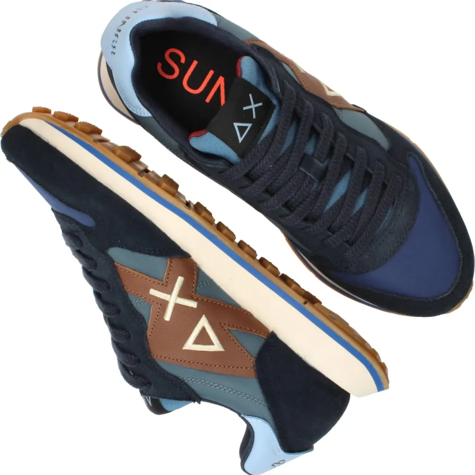 Sun68 Jaki 2.0 Bicolor sneaker blauw, foto 5