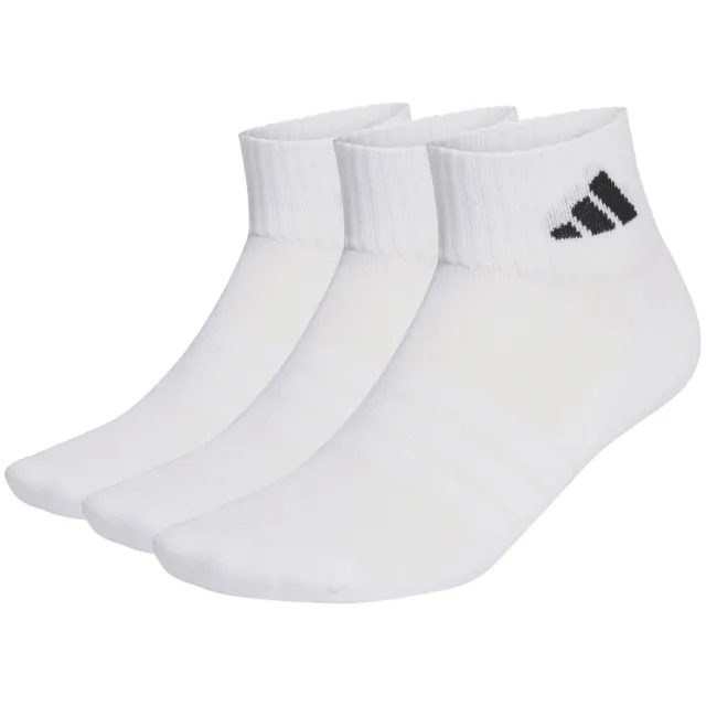 Adidas Essential Ankle sportsokken wit 3-pack Wit/zwart
