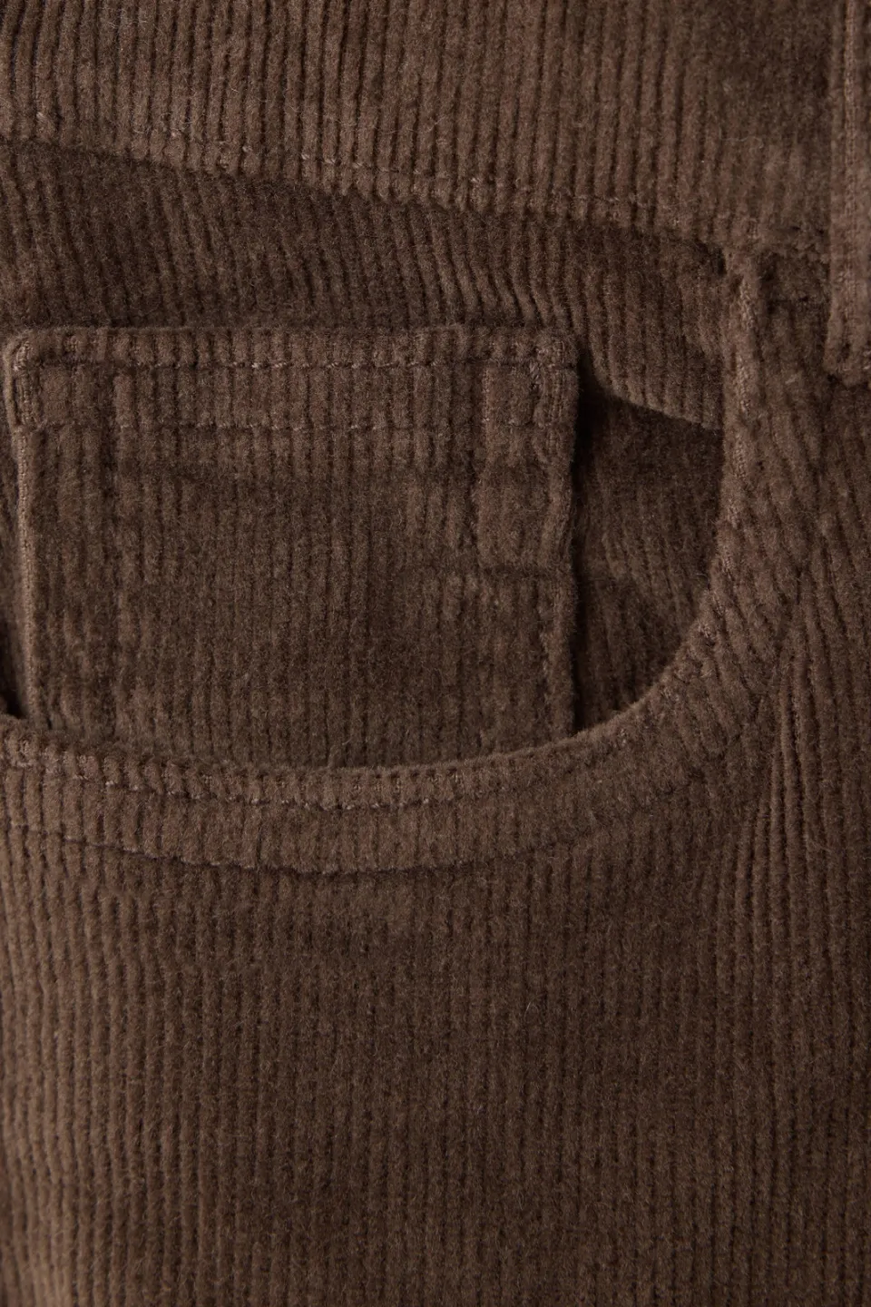 Mango Kids corduroy casual broek bruin, foto 3