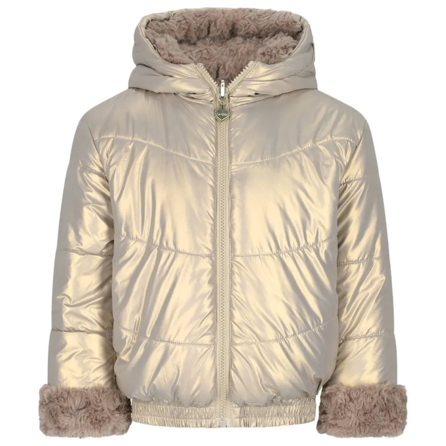 Le Chic reversibele winterjas goud, foto 3