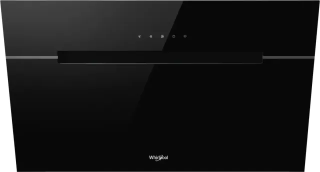 Whirlpool WHVP 62F LT SK afzuigkap zwart