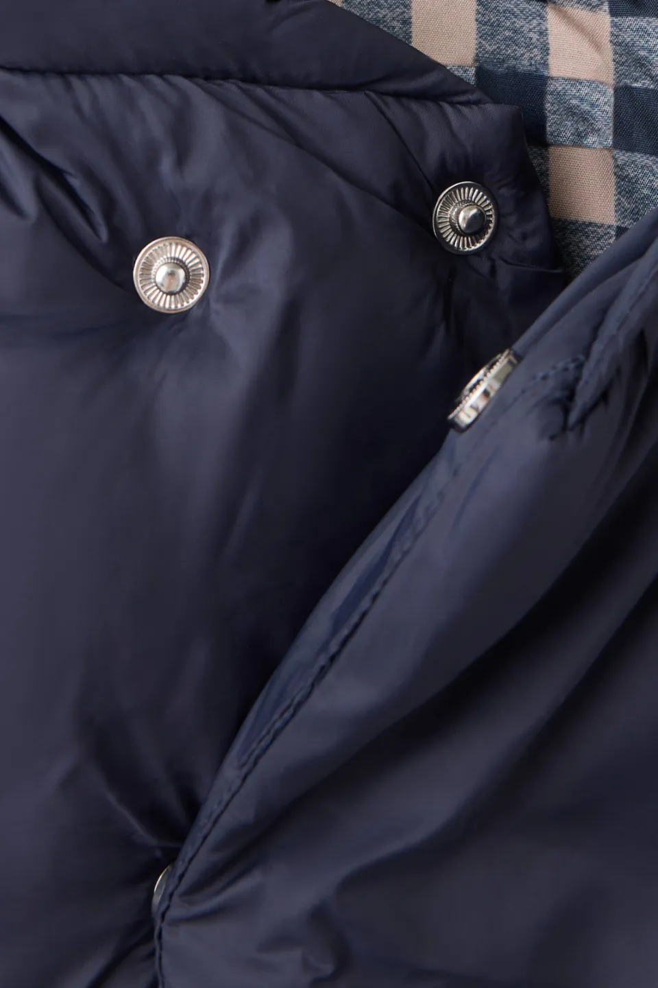 Mango Kids gewatteerde winterjas marineblauw, foto 5