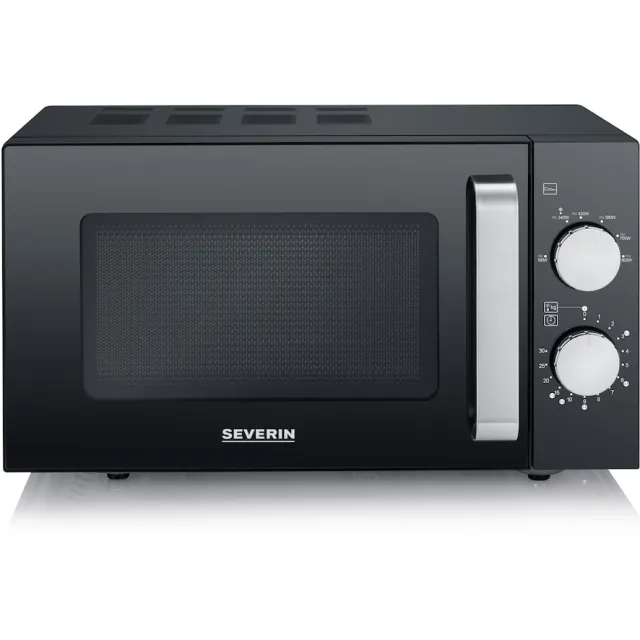 Severin MW 7761 solo magnetron zwart zwart-RVS