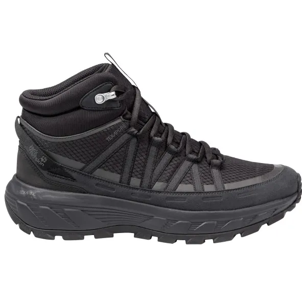 Jack Wolfskin Wild Hike Texapore Mid - Wandelschoenen, grijs/zwart
