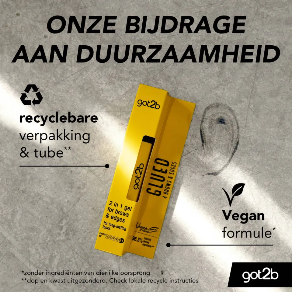 Schwarzkopf Got2b Glued 4 Brows & Edges 2-in-1 wenkbrauwgel, foto 4