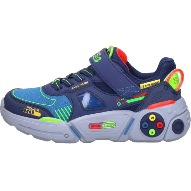 Skechers Gametronix 2.0 lage sneakers blauw, foto 2