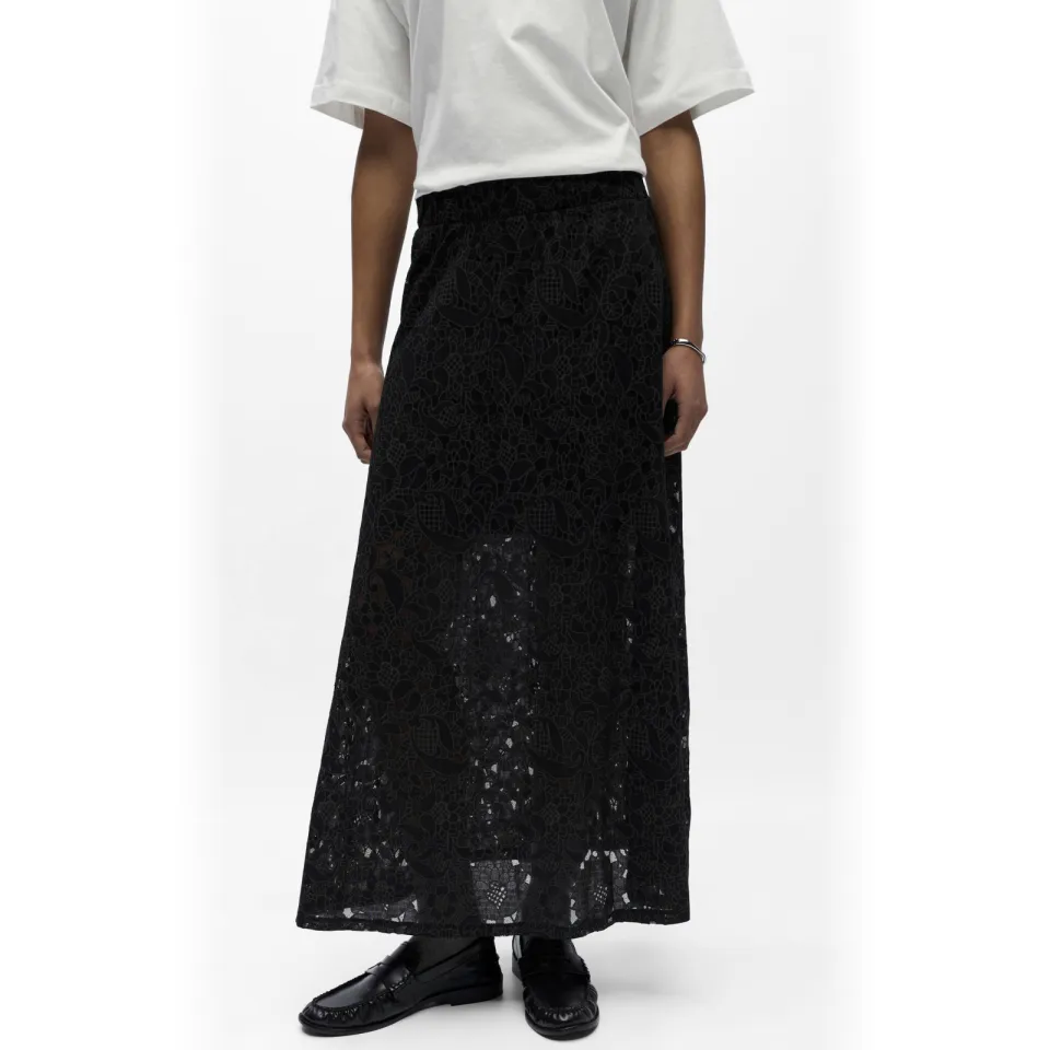 Object maxi rok zwart, foto 3