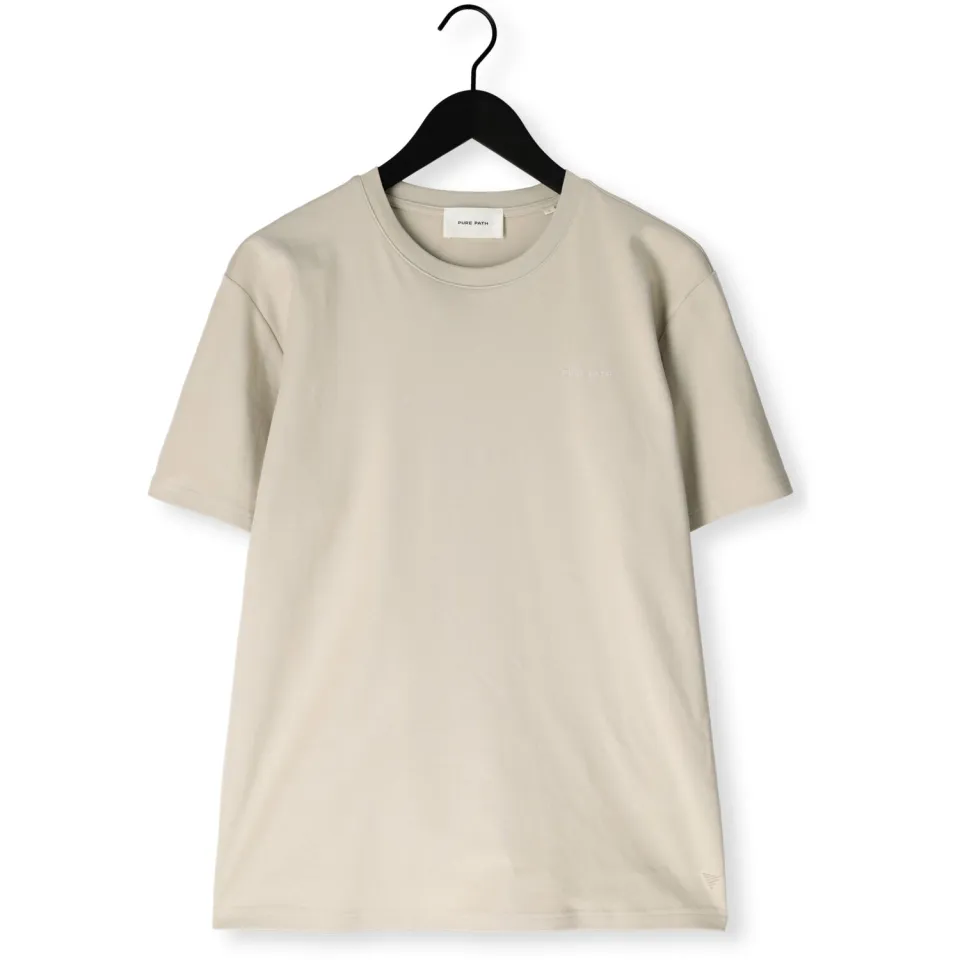 Pure Path regular T-shirt met backprint zand, foto 3