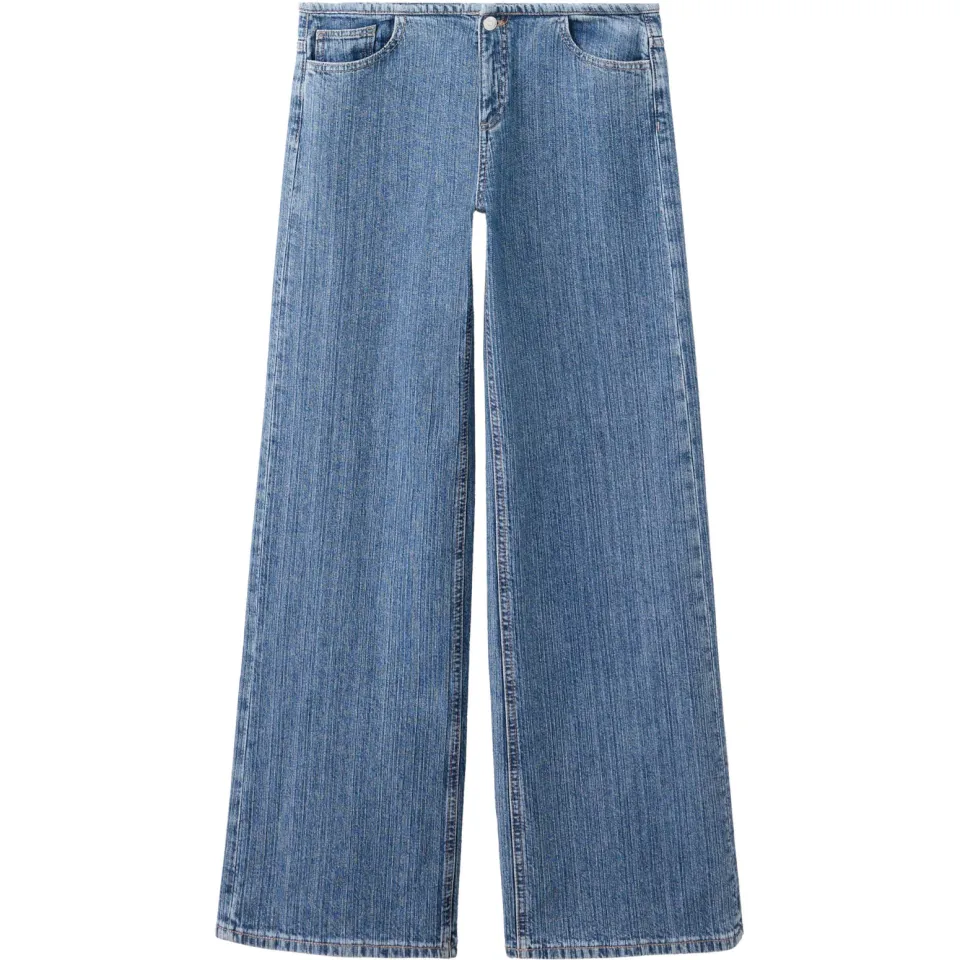 Mango TEEN wide leg jeans - mediumblauw, foto 2