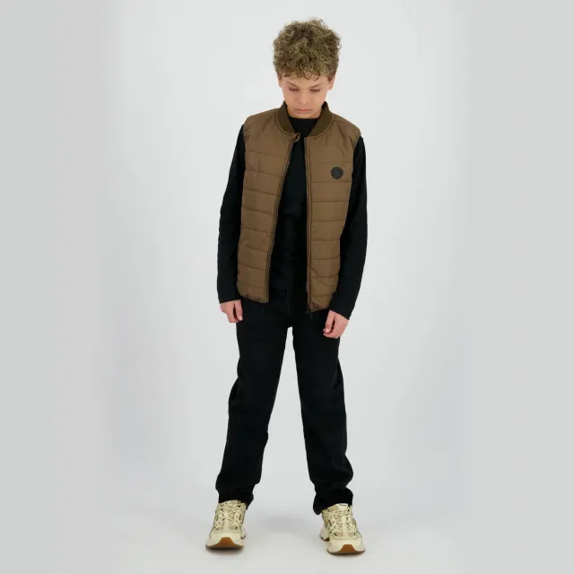 Raizzed bodywarmer bruin