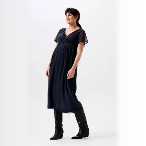 Noppies Amelie zwangerschapsjurk donkerblauw, foto 2