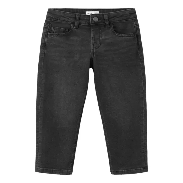 Mango Kids regular fit jeans - zwart Black denim
