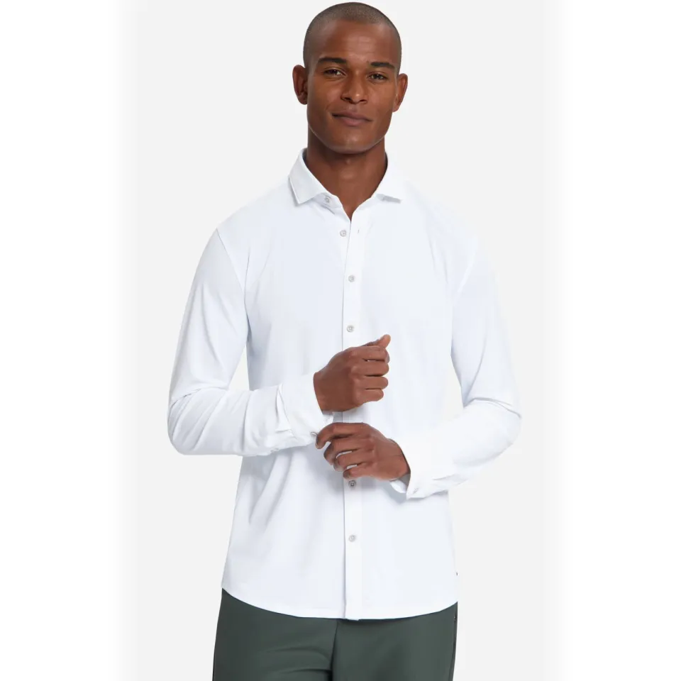 No Excess regular casual overhemd wit, foto 3