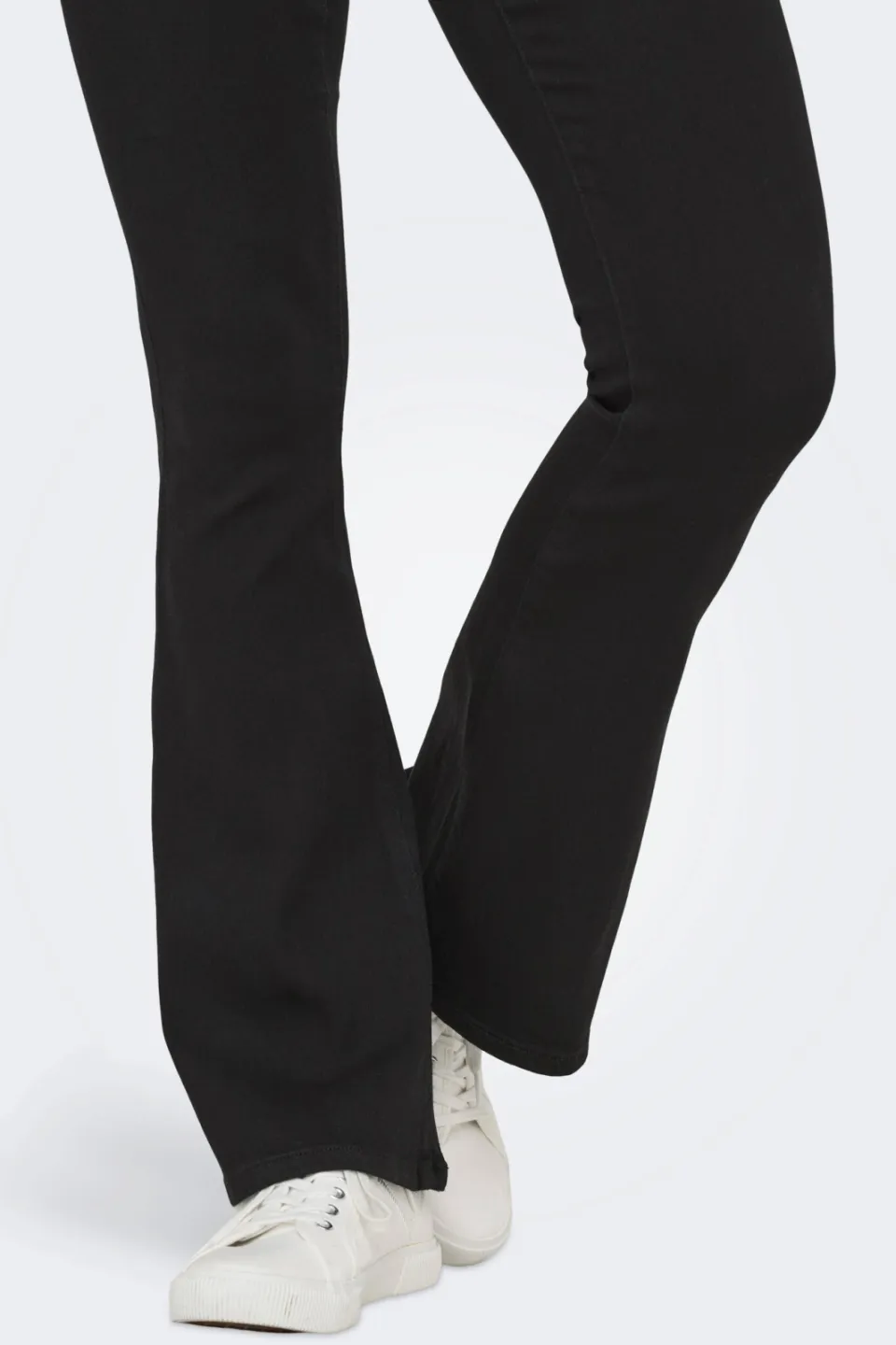 Only MATERNITY low waist zwangerschaps flared jeans black denim, foto 5