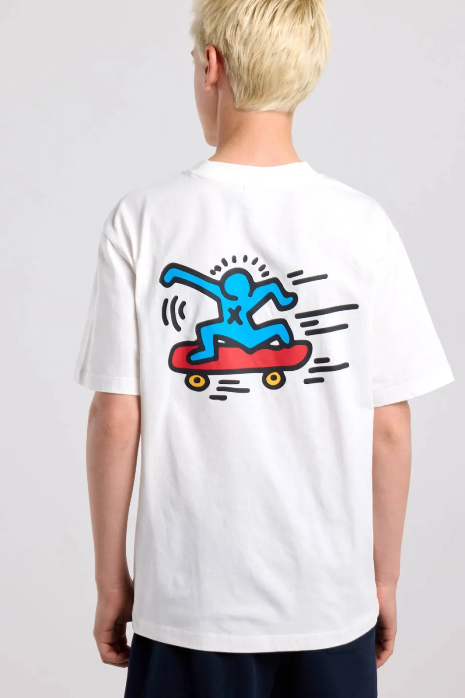 America Today rechtvallend T-shirt wit, foto 7