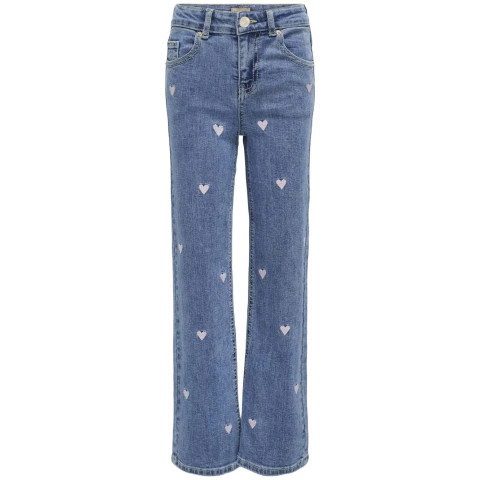 KIDS ONLY MINI wide leg jeans light blue denim, foto 2