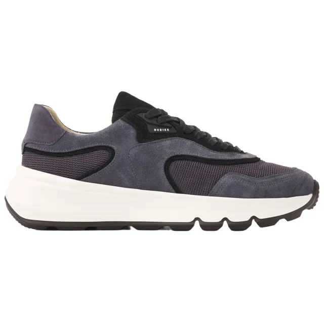 Nubikk Luca Noa leren sneakers donkerblauw