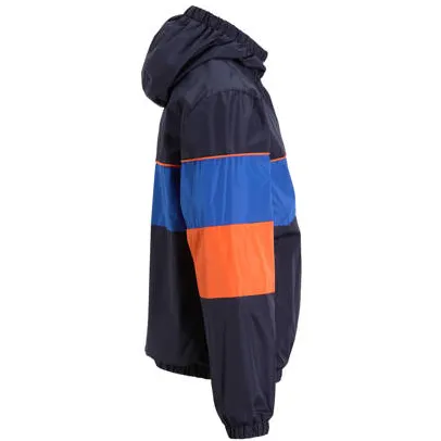 Orange Stars colourblock sporty jacket donkerblauw, foto 3