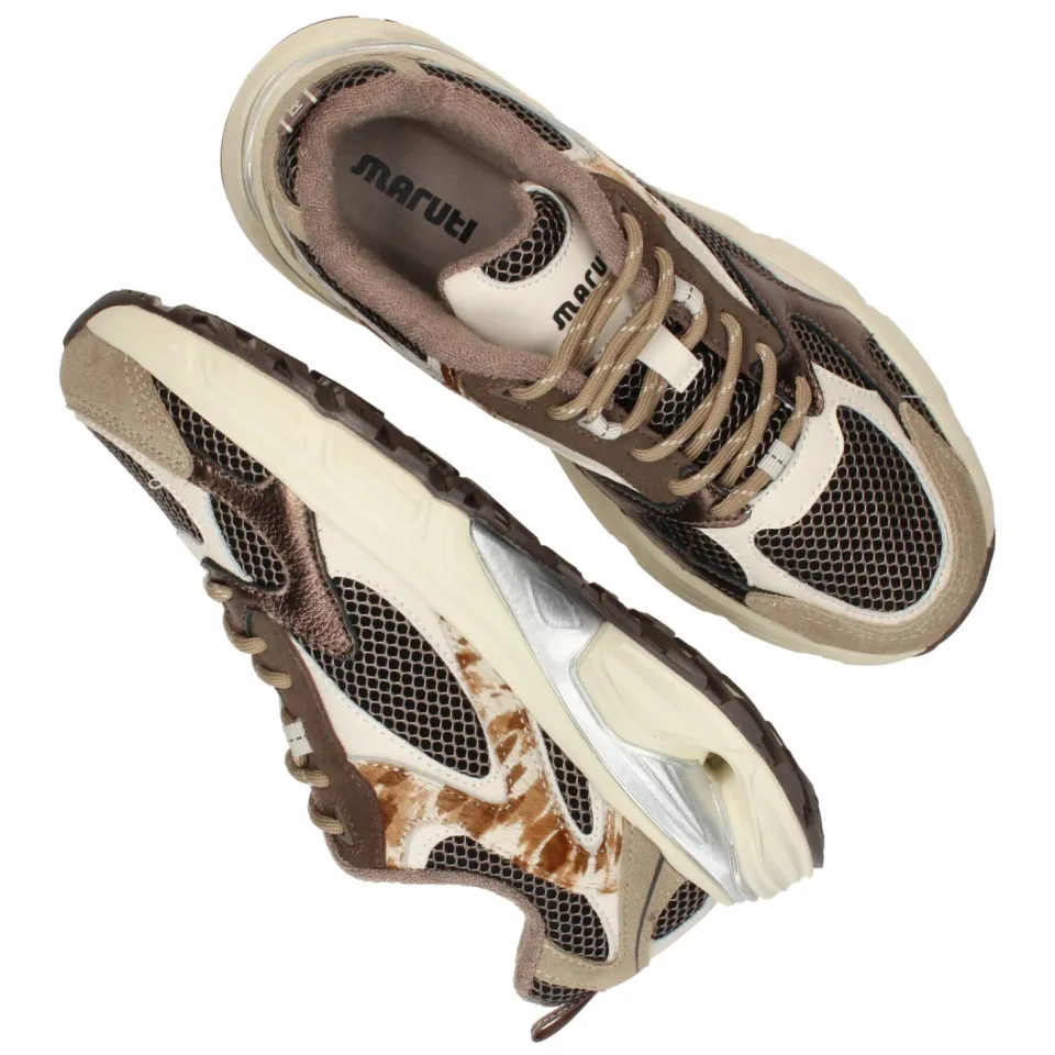 Maruti Roma Sneakers Jongens Taupe, foto 5