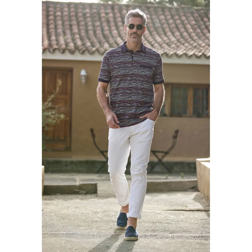 Babista regular polo SILVIANO donkerblauw