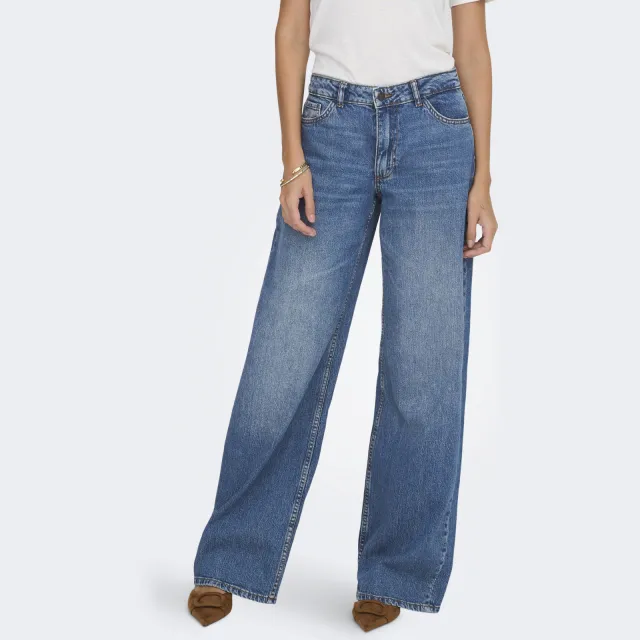 JDY wide leg jeans medium blue denim, foto 5
