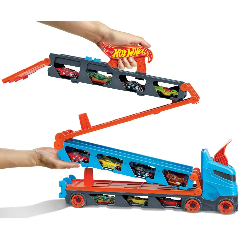 Hot Wheels Speedway Transportwagen auto-speelset, foto 4