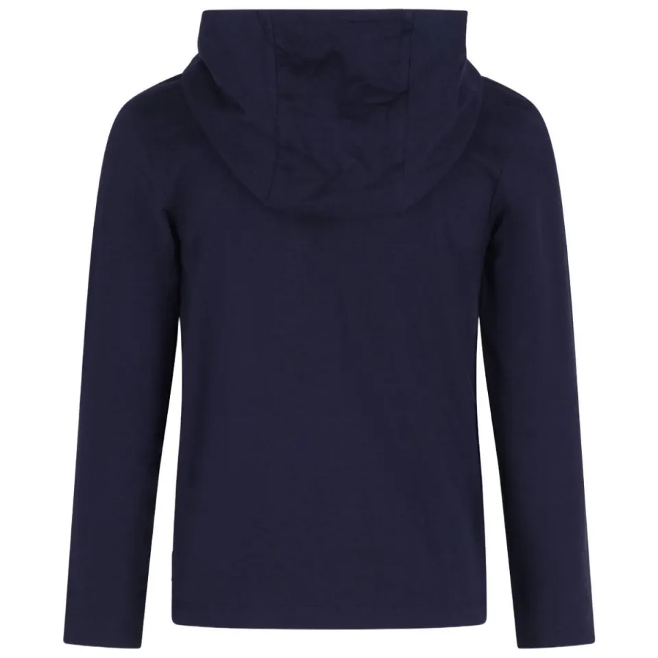 B.Nosy rechtvallende longsleeve met print donkerblauw, foto 3