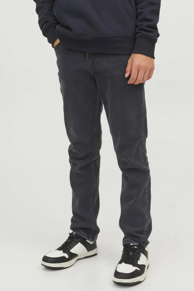 Jack & Jones JUNIOR regular fit jeans - zwart denim Black Denim