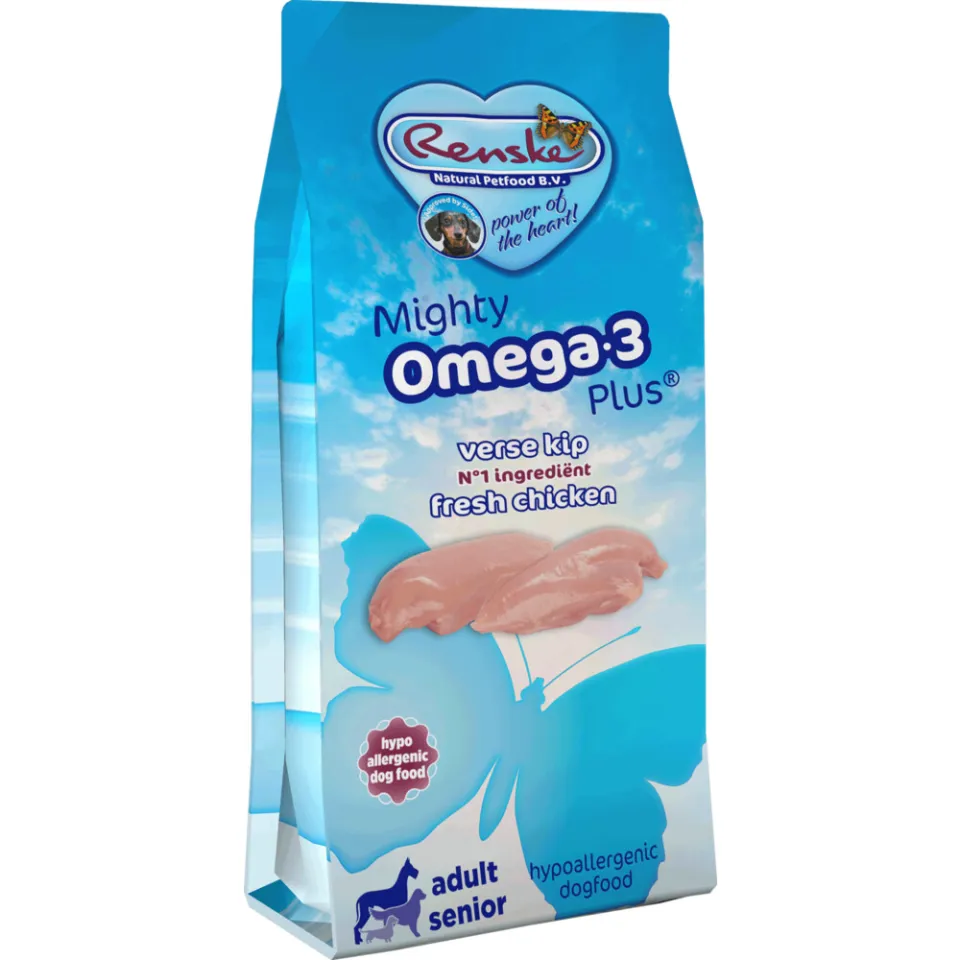Renske Mighty Omega-3 Plus hondenvoer kip, foto 2