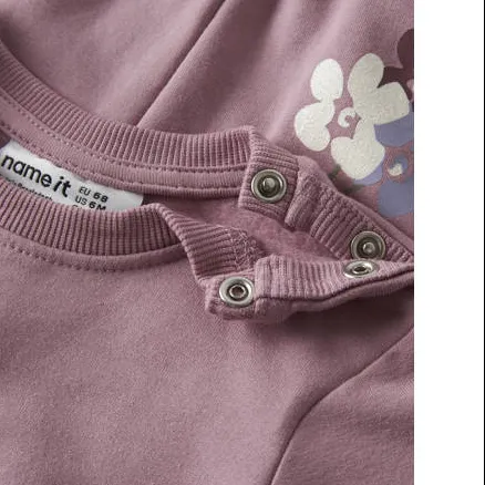 NAME IT BABY set met print - lila, foto 4