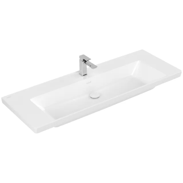 Villeroy & Boch Subway 3.0 wastafel 130x47 cm wit alpin
