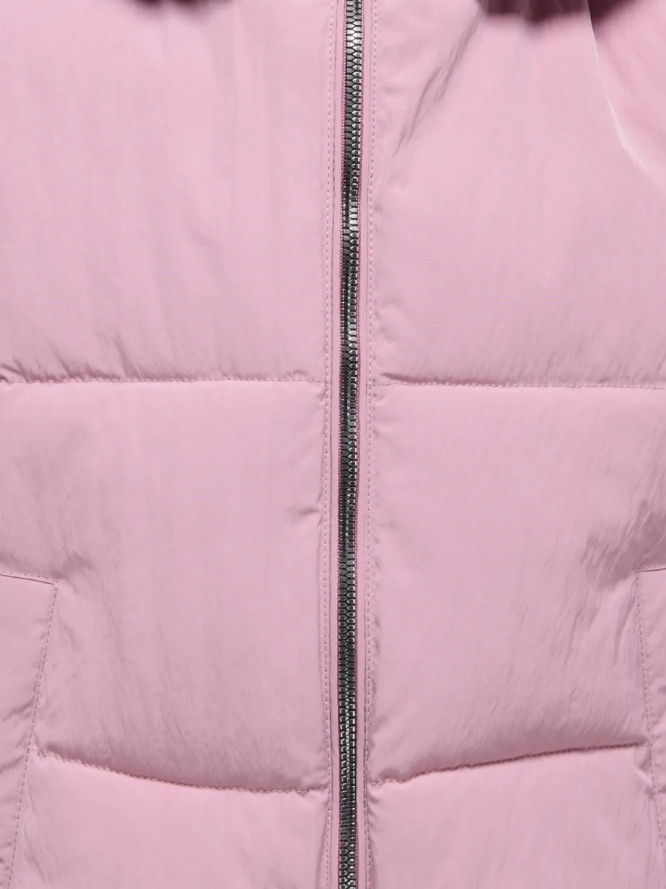 Only Dolly Short Puffer winterjas roze, foto 8