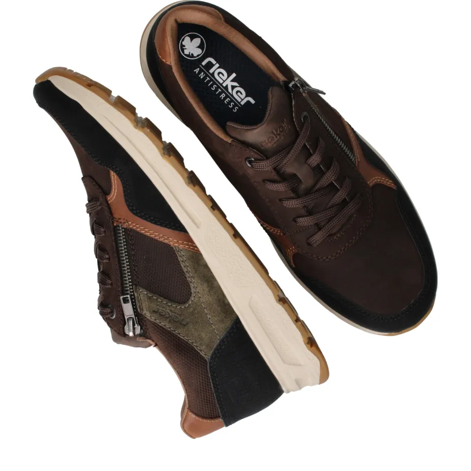 Rieker lage sneakers bruin, foto 5