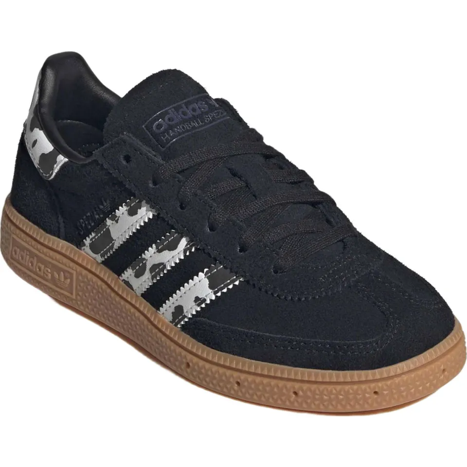 Adidas Originals Handbal Spezial suède sneakers met koeienprint - zwart/wit, foto 2