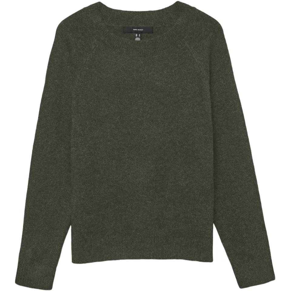 Vero Moda MATERNITY zwangerschaps trui gebreid donkergroen, foto 2