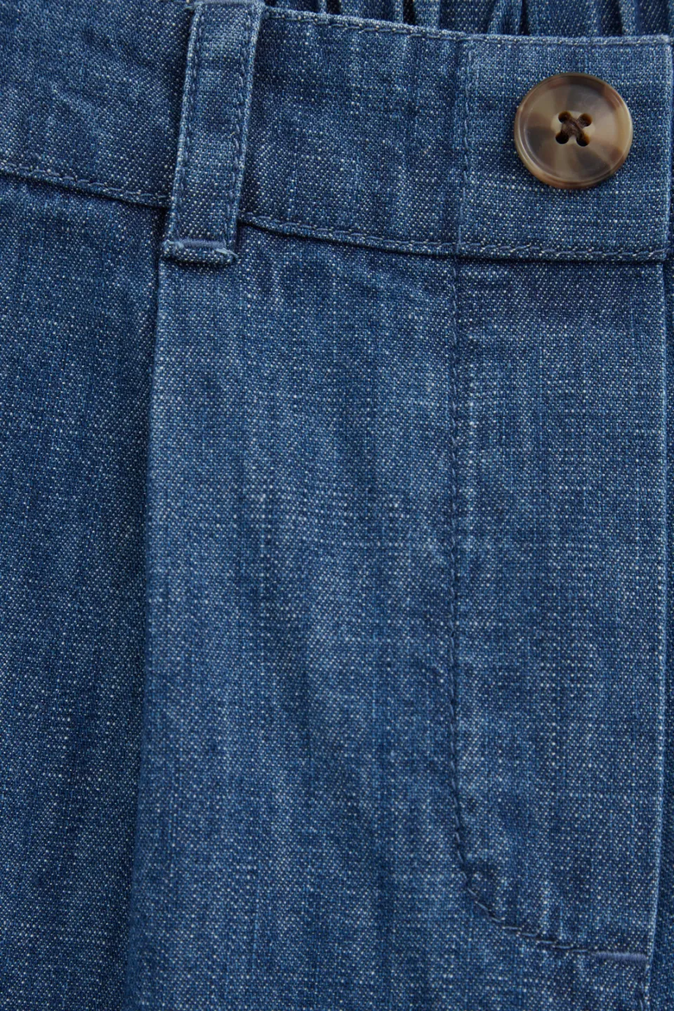 WE Fashion Blue Ridge denim loose fit broek donkerblauw, foto 6