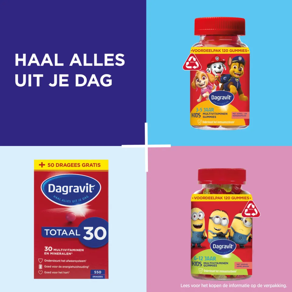 Dagravit Kids-Xtra Paw Patrol multivitaminen gummies 3-5 jaar, foto 5